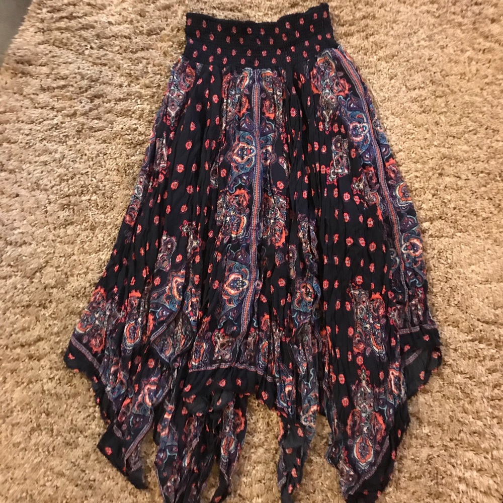 Free People Tiered Skirt Size XS